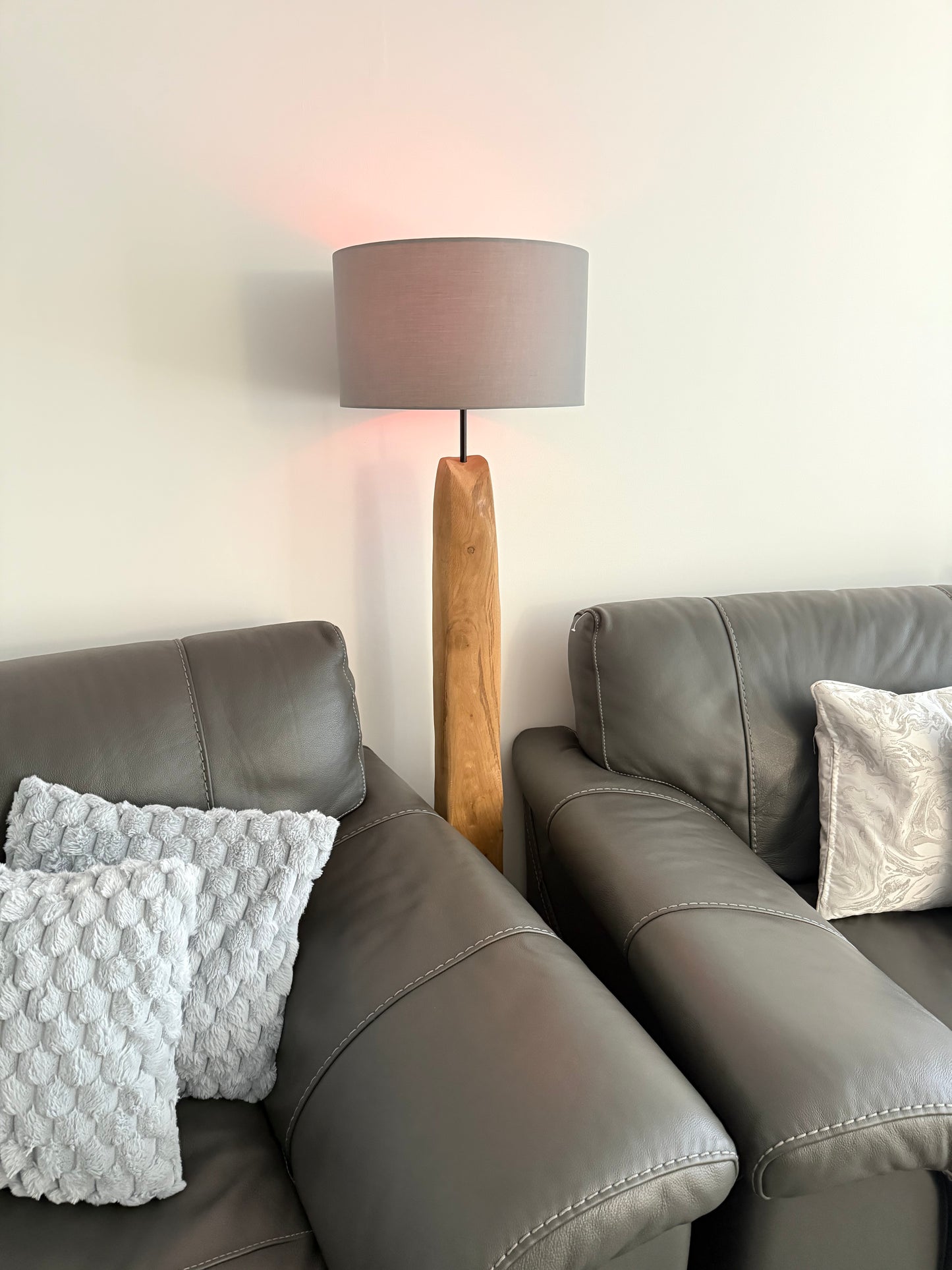 Handmade Reclaimed Wood Floor Lamp | One-of-a-Kind Sleeper Lamp | Rustic & Sculptural Standing Light